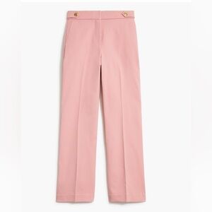 J. Crew Factory Iced Quartz Pink Cropped Wide-Leg Sailor Pants
